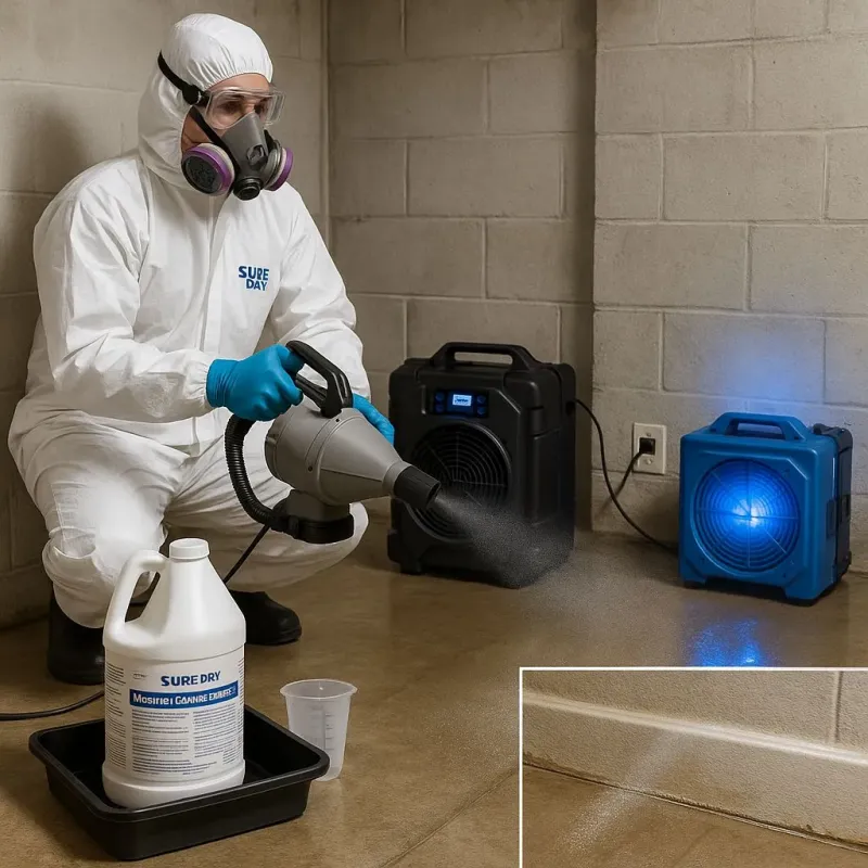 Sanitization and Odor Removal process in Fairfield, TX