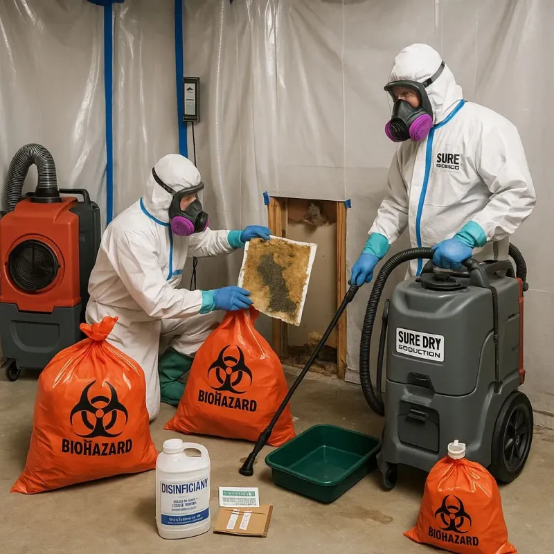 Contaminated Water Handling Protocols process in Fairfield, TX