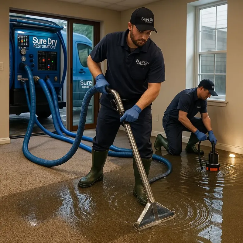 Water Extraction and Removal process in Fairfield, TX